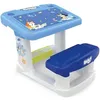 Image de Bureau Enfant - CHICOS - Bluey - Surface de Travail 45x27 cm - Compartiments de Rangement - Bleu
