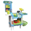 Image de Playset Supermarket Peppa Pig 38 pièces - Marchande bleu 74 x 50 x 91 cm dès 3 ans