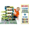 Image de Garage pour enfants Molto 4 étages + 10 voitures + Tapis de Jeu - MOLTO - Cars - Mixte - 3 ans et plus