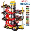 Image de Garage à jouets 6 étages avec 10 voitures - MOLTO - Gamme Molto - Pour enfants dès 3 ans