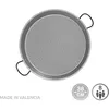 Image de Paella En Acier Poli Pour Induction Et Vitroceramique Ø38cm (8 Personnes). Vaello