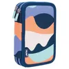 Image de Plumier - MILAN - The Fun - 2 étages - Bleu - Contenu complet pour enfants