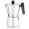 Image de Cafetière Italienne - BRA 8542 - 9 tasses - Aluminium - Argent - Convient à tous les types de cuisines