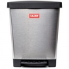 Image de Poubelle À Pédales Cubik Gris 23l Tatay