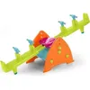 Image de Balançoire Trébuchet 4 places - FEBER - Réglable en hauteur - Acier renforcé et plastique