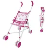 Image de Poussette Pour Poupées Reig 25,5 X 41,5 X 55,5 Cm Rose Pliable