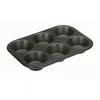 Image de Plaque 6 muffins - IBILI - Métal antiadhérent - 26 x 18 x 3.2 cm - Noir