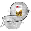 Image de Friteuse Ibili Fryer Basket 23 Cm En Acier Inoxydable Avec Poignées Doubles