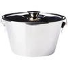 Image de Ibili Moule À Charlotte Et Pudding Avec Couvercle Inox Diam 20 Cm