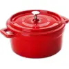 Image de Cocotte Ibili Mini Cocotte 13x8 Cm Rouge Four Et Micro-ondes