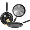 Image de Poêle À Crêpes Ibili Fusion 22 Cm Non-stick Argent