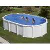 Image de Piscine Acier Blanc Haïti Ovale 6,34 X 3,99 X 1,32 M - Gré