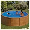 Image de Piscine ronde en kit 460 x 120 cm - GRE - Acier - Sans filtre - Hors-sol
