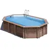 Image de Piscine Bois Macadamia 6,32 X 3,35 X 1,30 M - Gré