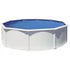 Image de GRE - Kit Piscine hors sol acier ronde blanche Ø480 x 122 cm (Livrée avec filtre à sable et échelle)