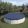 Image de Bâche hivernage pour piscine GRE - Ø 240 cm - 100gr/m² - Rond - Noir
