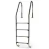 Image de Echelle Standard Inox Pour Piscine Enterrée, 4 Marches 1,50m