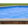 Image de Bâche À Bulles Pour Piscine Bois Octogonale Macadamia 6,32 X 3,35 M - Gré