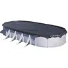 Image de GRE - Bâche dhivernage pour piscine tubulaire hors-sol ovale 61 x 375 m - 180g/m² - Protection contre feuilles et débris
