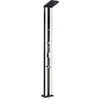Image de Douche Solaire Carrée D'extérieur En Aluminium Premium Avec Sprayers - 20x11x215 C...