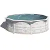 Image de Piscine Ronde Acier Ø3,20m X H: 1,22m - Imitation Bois Nordique