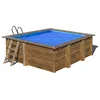 Image de Bâche à bulles pour piscine bois carrée City 225 x 225 m - Gré