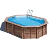 Image de Piscine Bois Bambu 5,35 X 3,35 X 1,36 M - Gré
