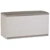 Image de PLASTIKEN Coffre 350L Intérieur/Extérieur Fonctionnel et Esthétique Cadenassable avec Roulettes Beige