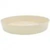 Image de Sous-pot Plastiken Polypropylène Ecru (ø 11 X 1.6 Cm)
