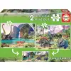 Image de Educa - Puzzle - 2x100 Dino World
