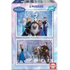 Image de Educa - Puzzle - 2x100 La Reine Des Neiges