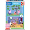 Image de Puzzle Enfant Educa Peppa Pig (2 X 48 Pcs)