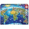 Image de Educa - Puzzle Symboles Du Monde 2000 Pieces - 17129