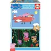 Image de Educa - Puzzle Bois Peppa Pig 2x16 Pcs