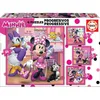 Image de Puzzle progressif - EDUCA - Minnie & The Happy Helpers - 12-16-20-25 pcs - Enfant