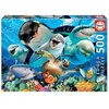 Image de Puzzle Animaux - Borrás - Selfie Sous Leau 500 Pièces - Fix Puzzle Inclus