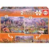 Image de Puzzle Animaux Sauvages - EDUCA - 2x100 pièces - Enfant 6 ans et plus