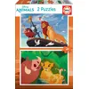 Image de Educa - Puzzle - 2x48 Le Roi Lion