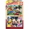Image de 2 Supers Puzzles Mickey 50p Bois