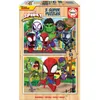 Image de Puzzle en bois 2x25 pièces Spidey & Amazing Friends - EDUCA - Dessins animés et BD - Mixte - 3 ans+