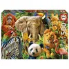 Image de Puzzle Animaux Educa 500 Pièces