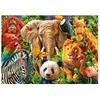 Image de Puzzle 500 pièces : Collage : Animaux Sauvages