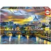 Image de Puzzle 1500 pièces - EDUCA - BASILIQUE SAINT-PIERRE ET PONT SAINT-ANGE - Architecture et monument - Intérieur