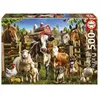 Image de Puzzle 500 pièces : Les Malins De La Ferme