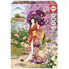 Image de Puzzle 1000 Pièces Puzzle Passion Carton Imprimé Rose Violet Rouge Jaune Vert Blanc 68 X 48 Cm Educa