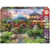 Image de Puzzle Jardin Japonais 1500 Pièces Carton Recyclé 85 X 60 Cm Educa