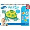 Image de Set De 5 Puzzles Educa Enfant Animaux Aquatiques