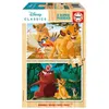 Image de Puzzles 2 X 25 pcs Le roi Lion en bois