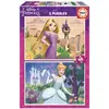 Image de 2 Puzzles De 48 Pieces Disney Princesses