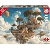 Image de Puzzle - Educa - Royaume Des Nuages - 500 Pieces - Theme Fantastique - 48 X 68 Cm